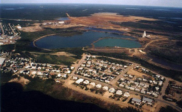 aerial view of lynn lake