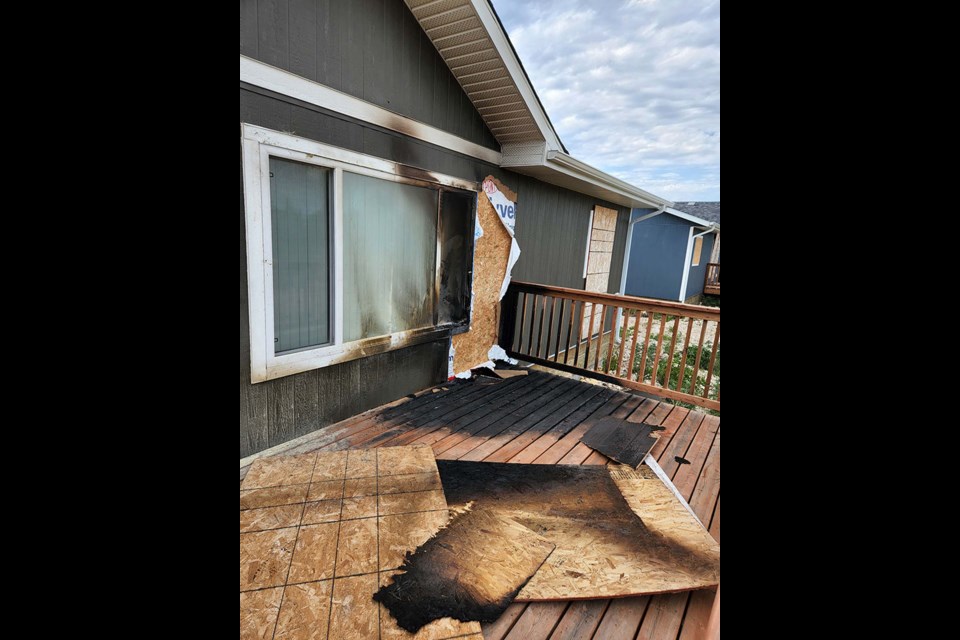 Several RCMP and government-owned homes in Chemawawin were damaged by rocks in a June 13 incident and one of them was intentionally set on fire four days later, RCMP say.