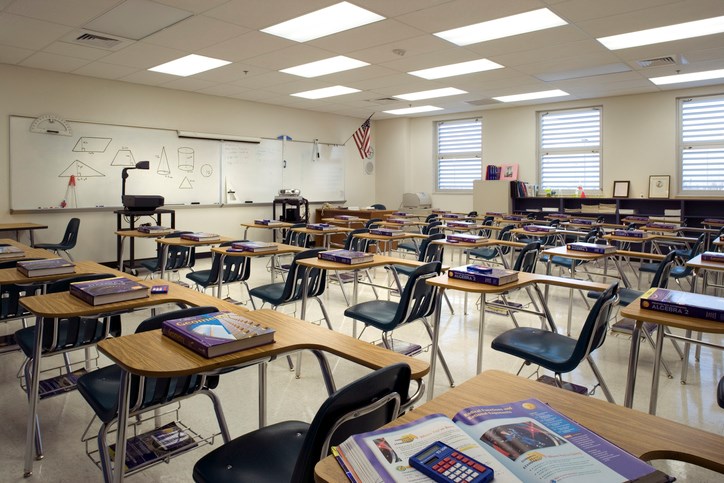stock high school classroom Dan Forer Getty Images