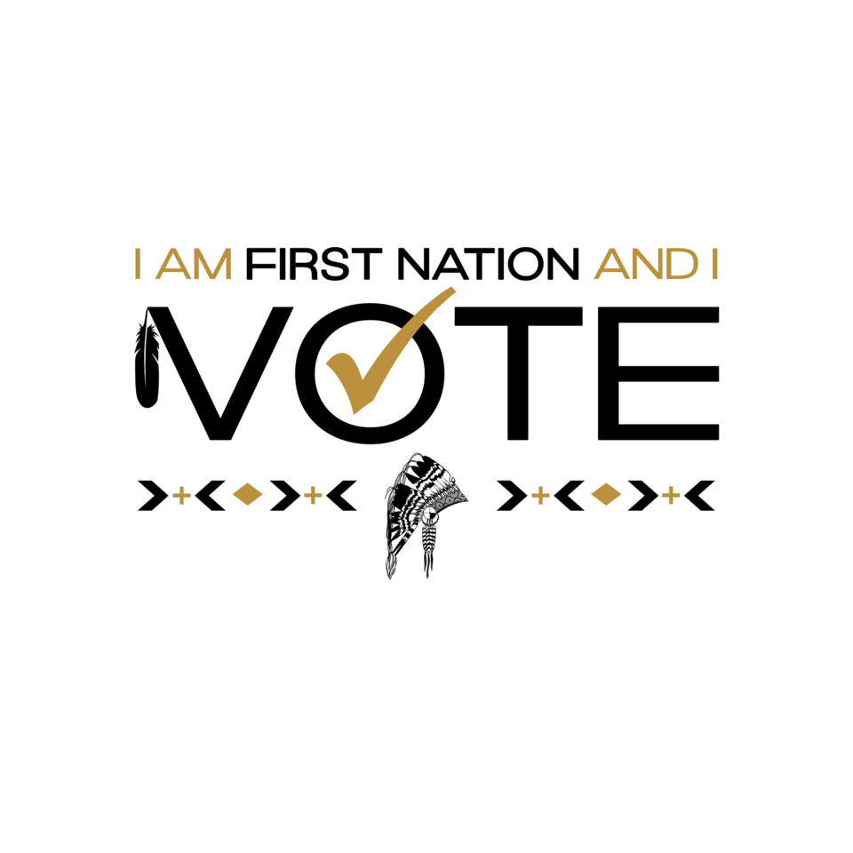 i am first nation and i vote logo