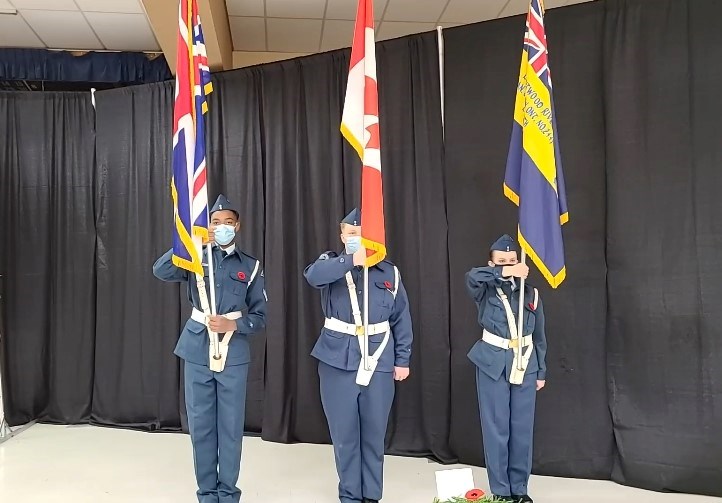 rembrance day flag bearers 2021