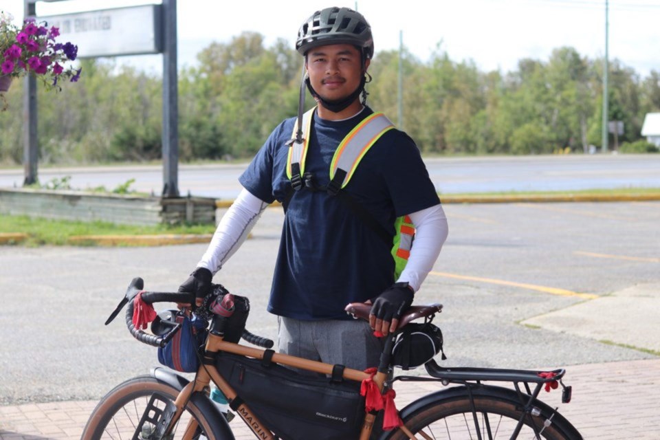rylee nepinak gofundme fundraising bike ride for tataskweyak cree nation youth suicide crisis