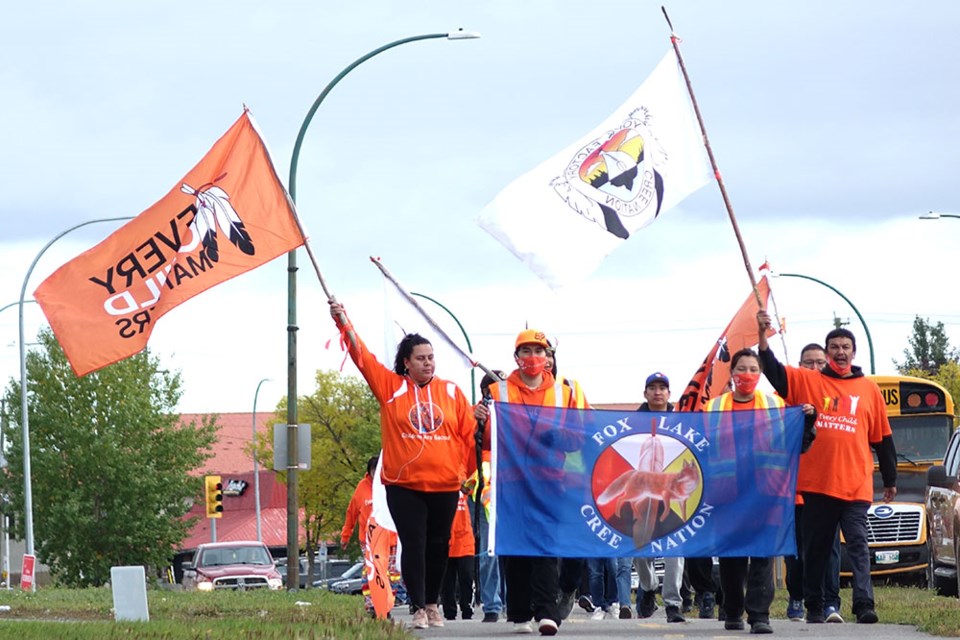 Fox Lake Cree Nation brings attention to residential school tragedy