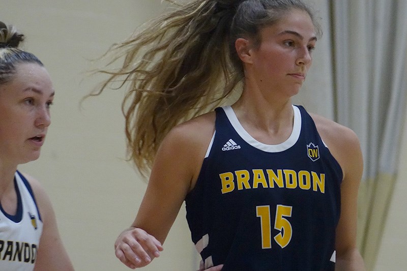 adrianna proulx brandon university womens basketball rdpc thompson sept 25 2021