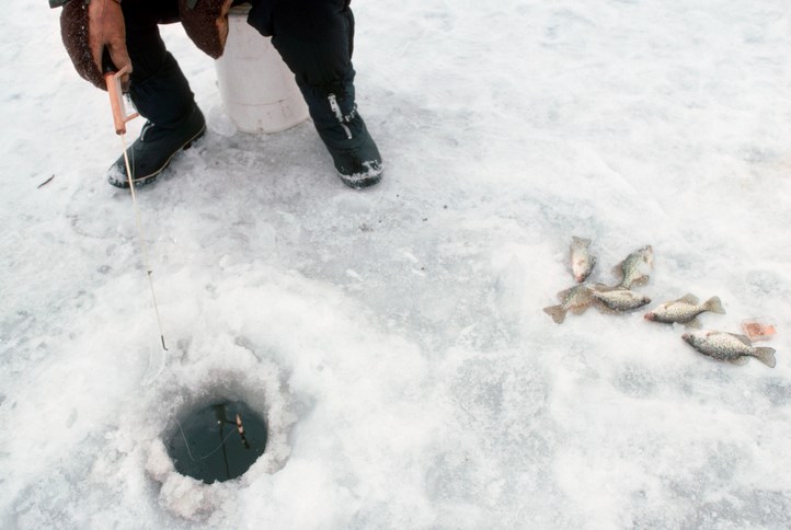 ice fishing stock photo by owen franken getty images