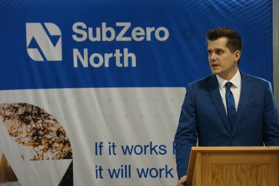 Mark Robbins of Transport Canada’s Innovation Centre says a memorandum of understanding signed with Thompson winter weather testing organization SubZero North on Jan. 24 solidifies a relationship that began with a one-time collaboration.                         