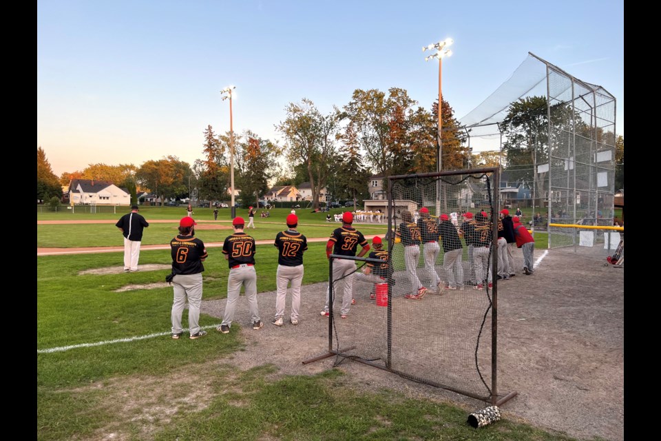 On Friday evening, the Thorold Community Credit Union Thorold Anchors kicked off the 2023 OBA Senior A Championship at McMillan Park.