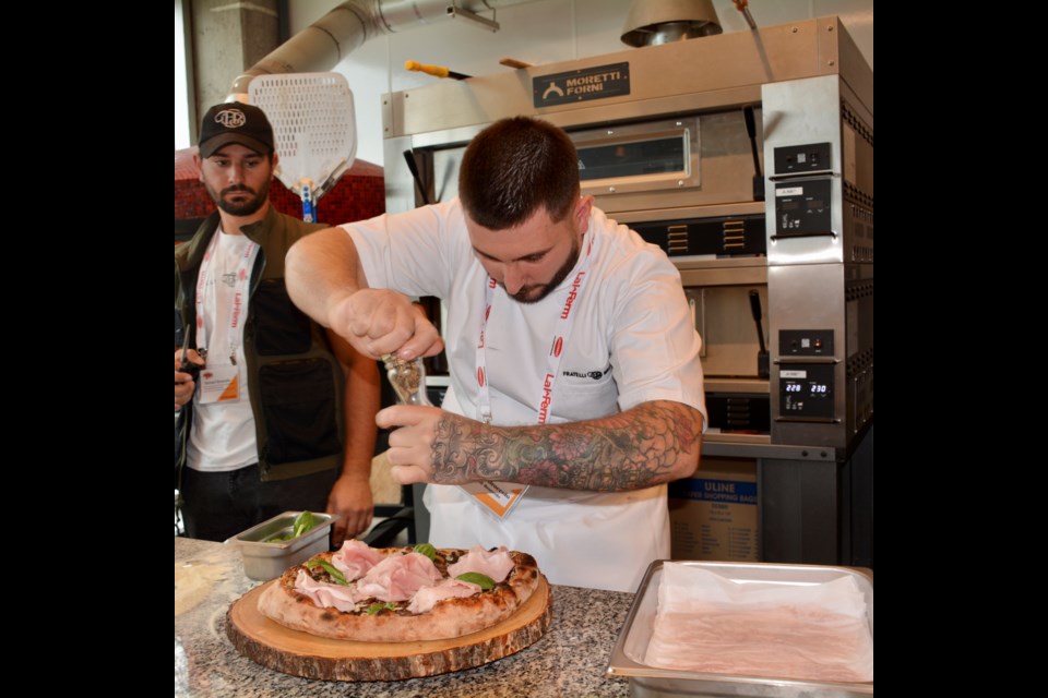 Amedeo Franscesco Broccolo has been named Chef of the Year the Canadian Pizza Summit East in Toronto on Monday.