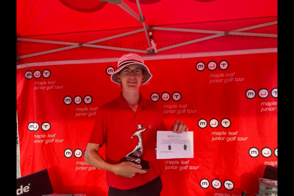 Benjamin Hebert won big at the MJT Humber College PGM Classic at Trafalgar Golf Club in Milton over the weekend.