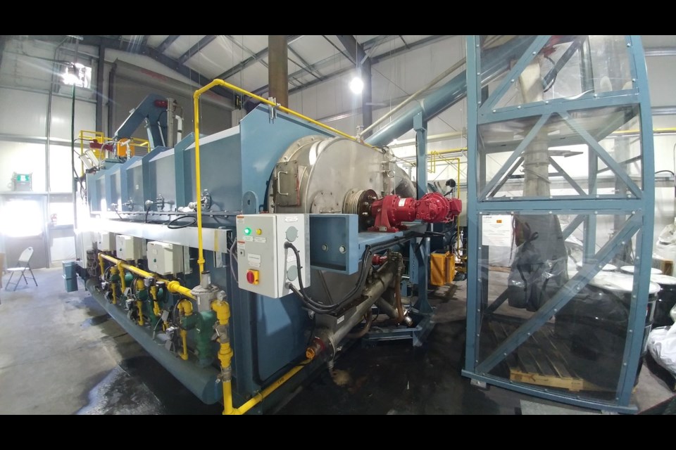 The pyrolysis machine at CHAR Technologies London, Ontario location.