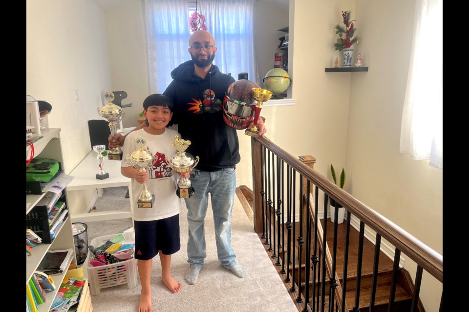 Ten-year-old Marley Chaudhary has been taking the karting world by storm, together with his father Subhan Chaudhary.