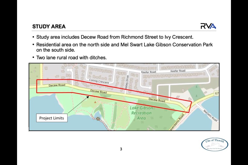 The affected area of the study.