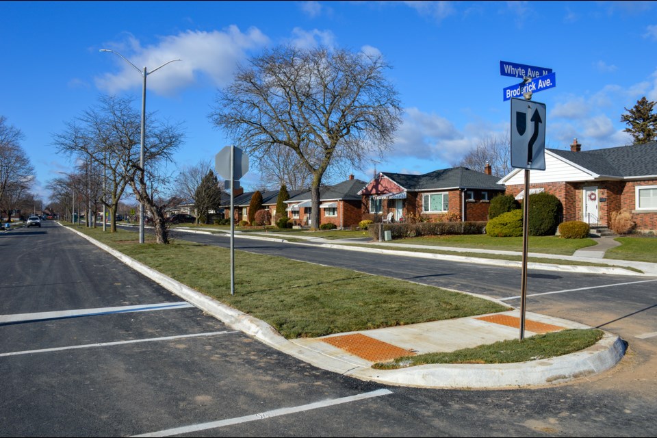 Phase one of the reconstruction of Broderick Avenue is now complete.