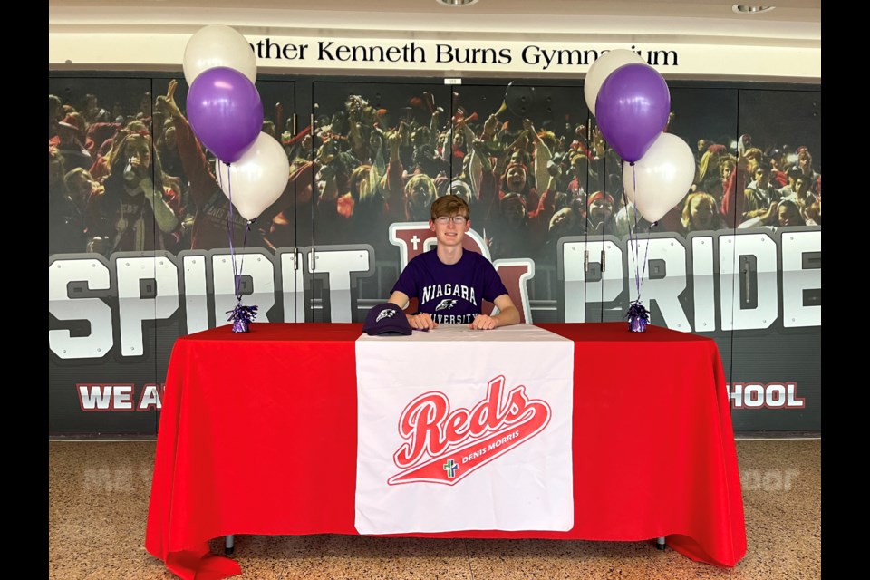 Ben Hebert has accepted a Division 1 scholarship at Niagara University.