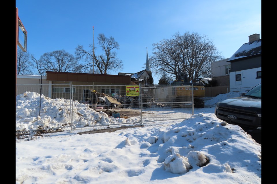 Riganelli's Bakery was torn down a few weeks ago to make way for the proposed development.