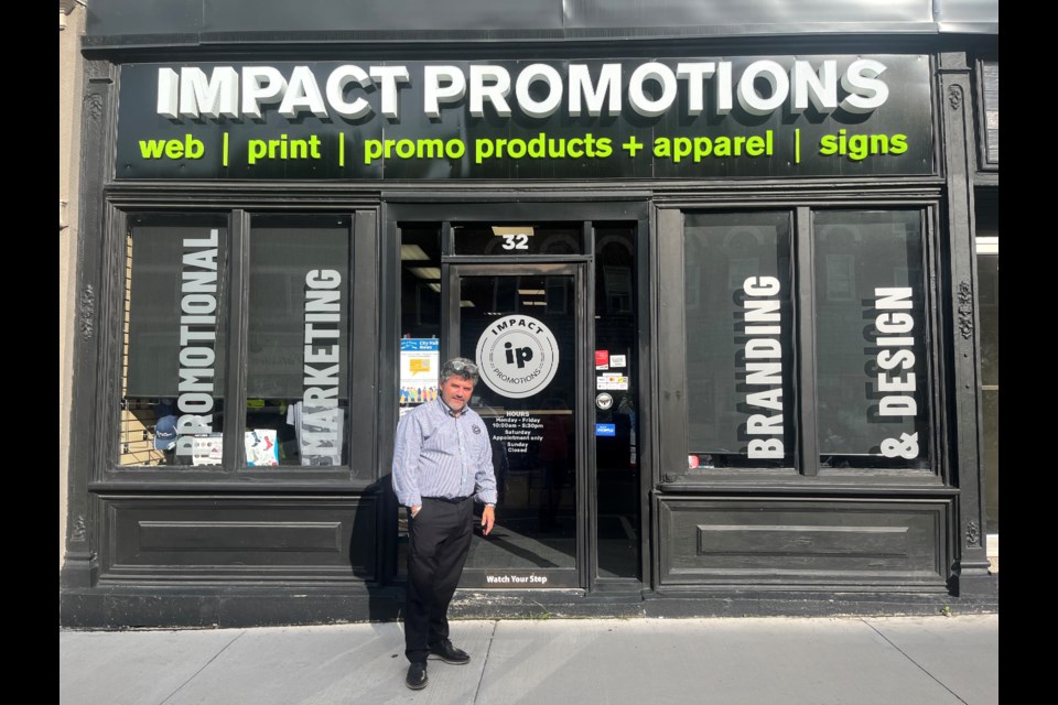 Santino Perri founded Impact Promotions 15 years ago. 
