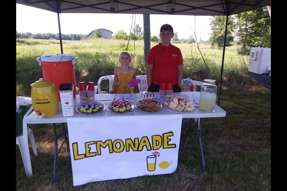 Last year, Casey and Izzy Konert raised over $1,000 with their lemonade stand fundraiser.