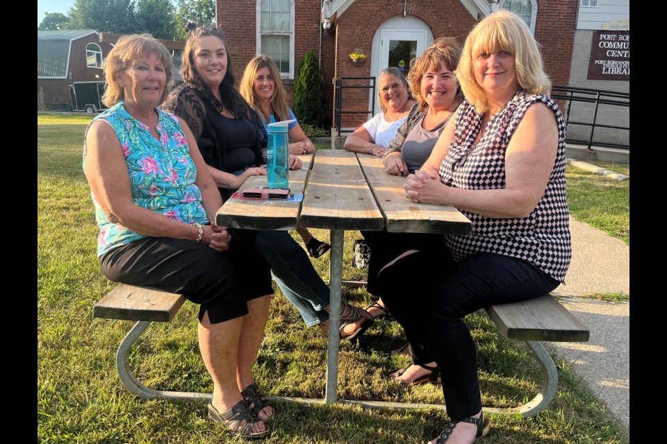 The women of Port Robinson Proud. l-r: Debbie Barnes, Emelia Keay, April Fortier-Bosco, Manon Keay, Nancy Waters, Judy Sauriol. (Not pictured: Amy Desilets)