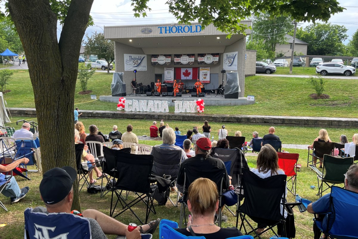 The second day of the city's Canada Day celebrations once again brought people down to Beaverdams Park — in spite of a few rain showers