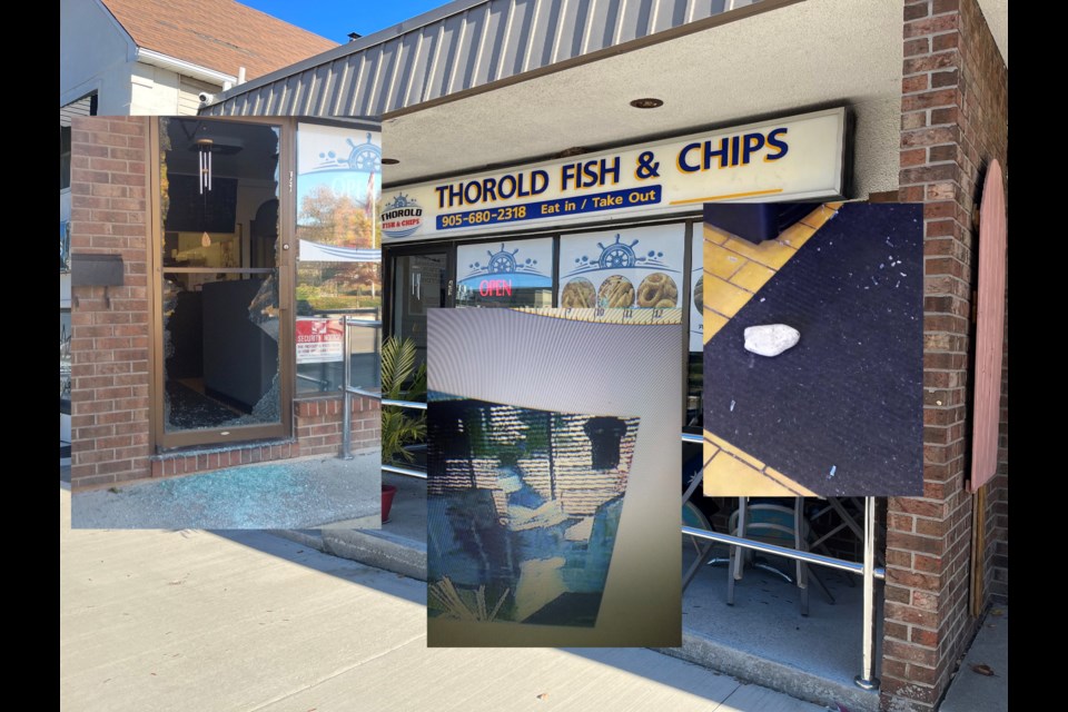 Thorold Fish and Chips on Front St N was burglarized on Oct. 30.