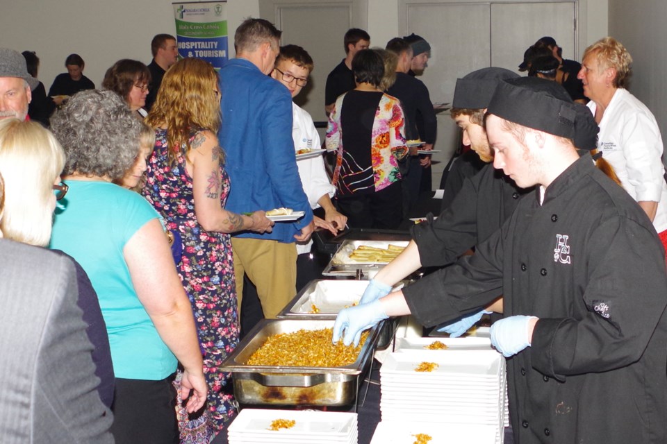 Culinary students served up their specialties during the gala breakfast fundraiser. Bob Liddycoat / Thorold News