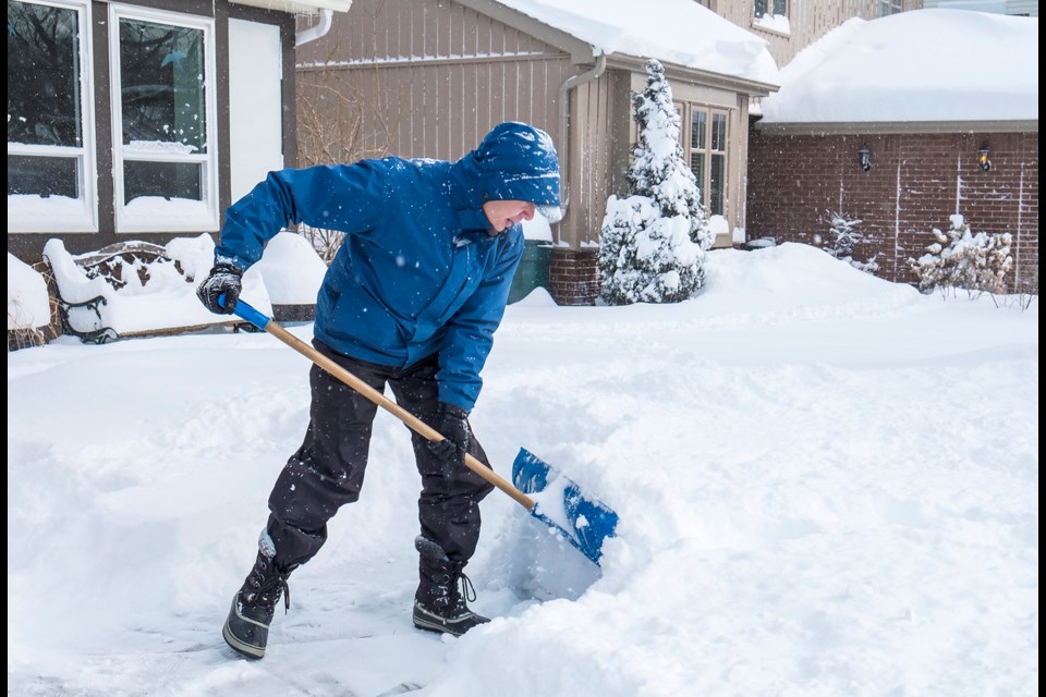 Snow Buddies program will help seniors to dig out this winter. Stock Photo