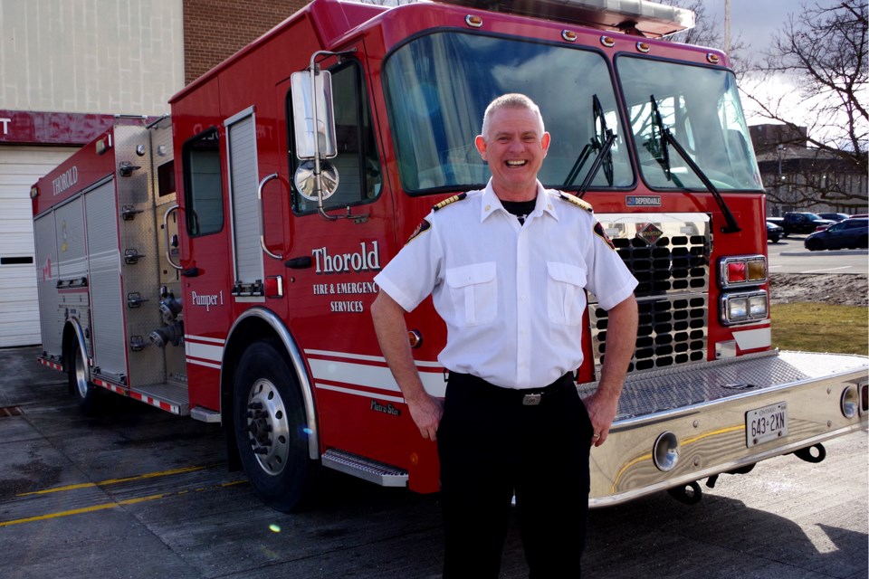 Thorold's new Chief is long-time Thorold firefighter, Terry Dixon. Bob Liddycoat / Thorold News