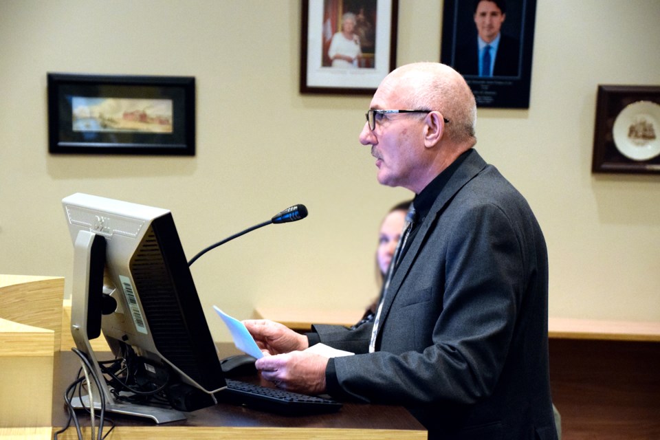 Regional Councillor and Runway of Recognition Chair Tim Whalen revealed the award-winners at Council Tuesday. Tony Vandermaas / Thorold News