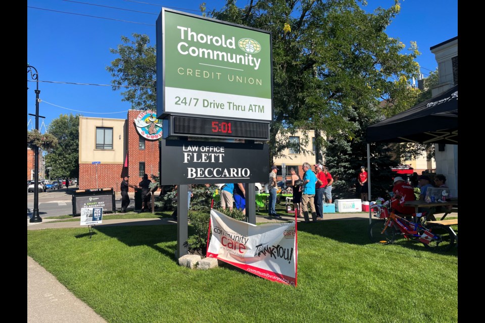 On Friday afternoon the Thorold Community Credit Union hosted their annual community barbecue in downtown Thorold.