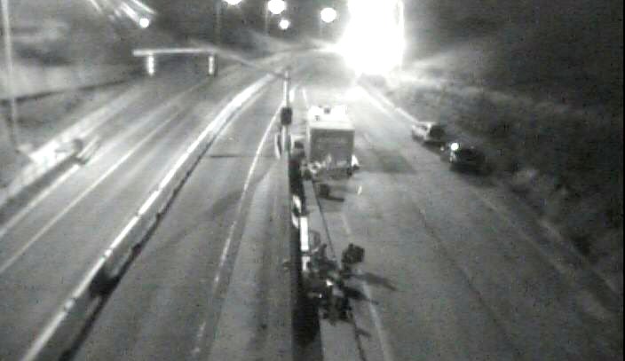 Traffic will not resume through the Thorold Tunnel until at least tomorrow morning. MTO Traffic Camera Photo
