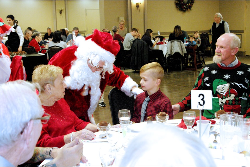 Santa paid a visit to you and old. Bob Liddycoat/Thorold News 