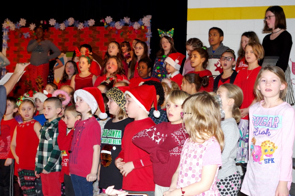  Parents, family and friends filled the gymnasium at Prince of Wales School for their annual Christmas Concert. Bob Liddycoat / Thorold News