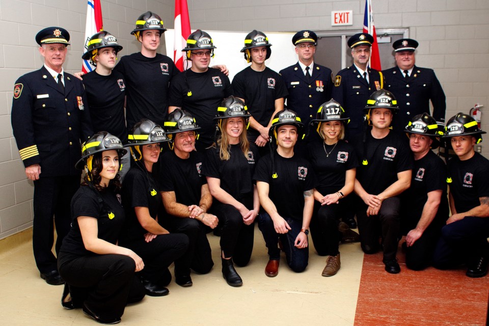 The volunteer firefighter graduating class of 2019. Bob Liddycoat / Thorold News