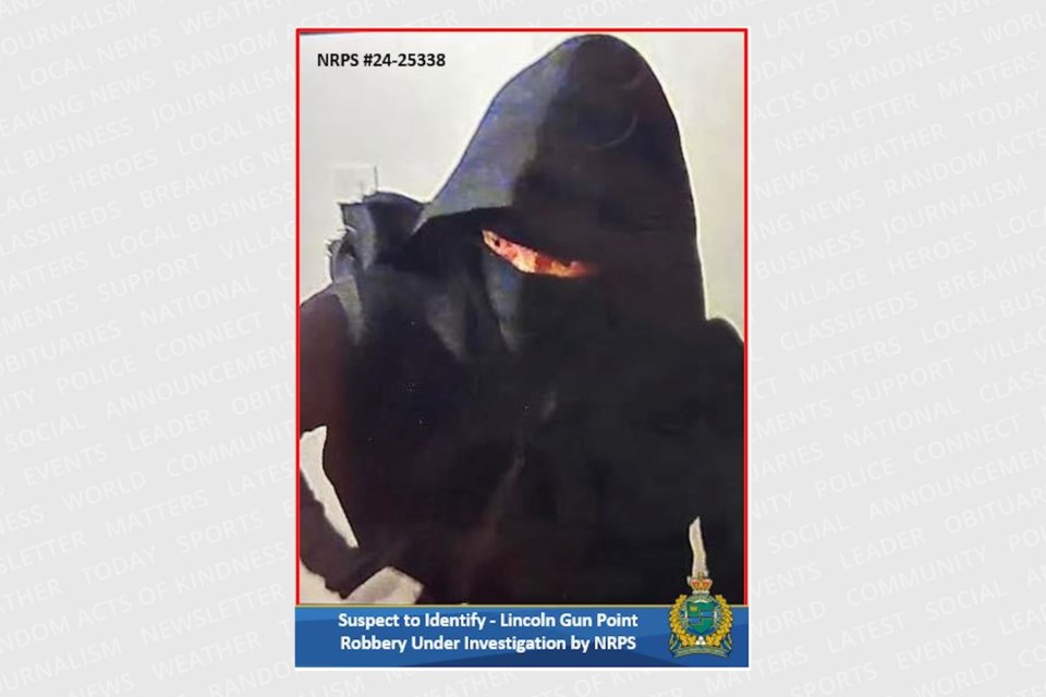 Police hope to identify the person responsible for an armed robbery that occurred at Hey Bud Cannabis Dispensary in Lincoln on the evening of n March 11, 2024