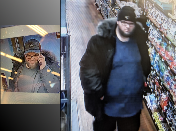 Niagara Regional Police believe this man took items from a number of Pet Value stores in St. Catharines and made no attempt to pay for them. Photos provided