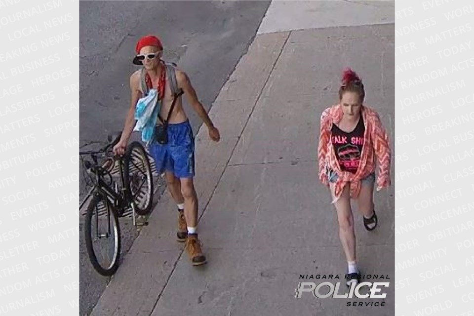 Police are looking for two suspects in connection with a stabbing in St. Catharines in July.