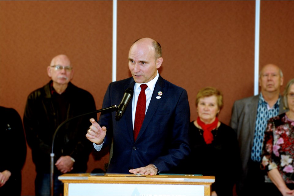 The Honourable Jean-Yves Duclos was at the Thorold Seniors Centre this morning outlining 2019 Federal Budget measures aimed at helping seniors. Bob Liddycoat / Thorold News