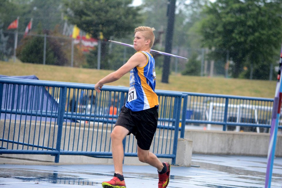 Daniel Swayze - javelin throw. Submitted photo