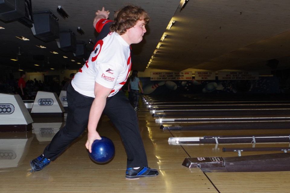 Thorold resident Maddie Calvert is among the top youth bowlers in Canada. Bob Liddycoat / Thorold News