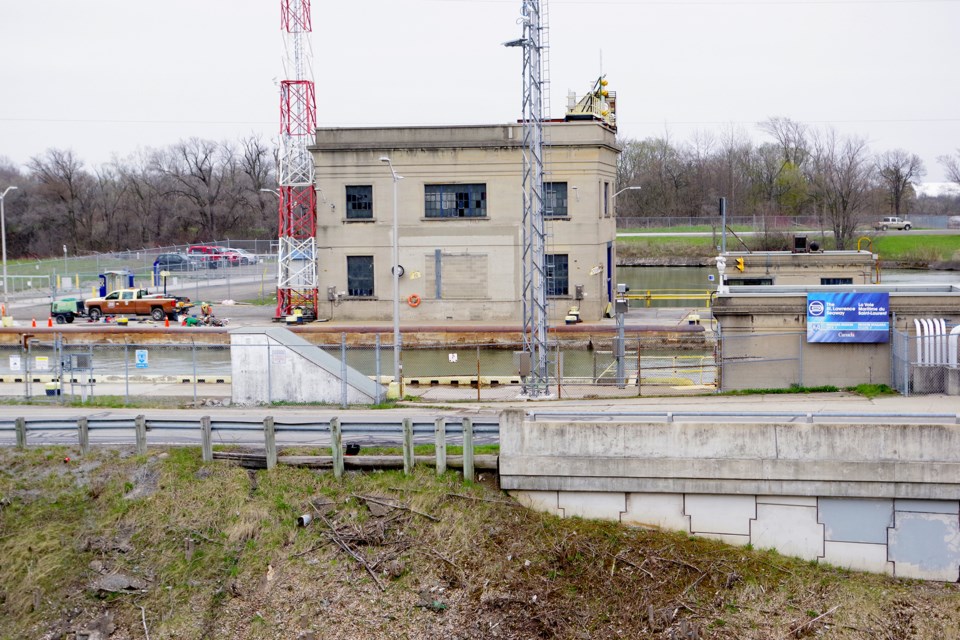 Webcam view of Lock 7. Bob Liddycoat / Thorold News