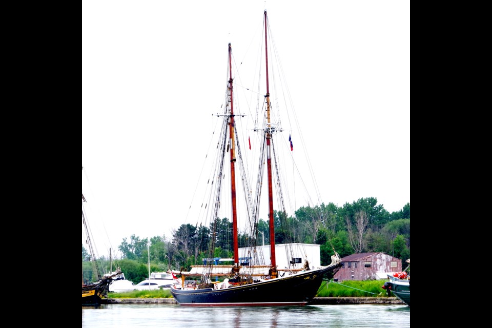 The Bluenose II scheduled to pass through Thorold later today. Bob Liddycoat / Thorold News