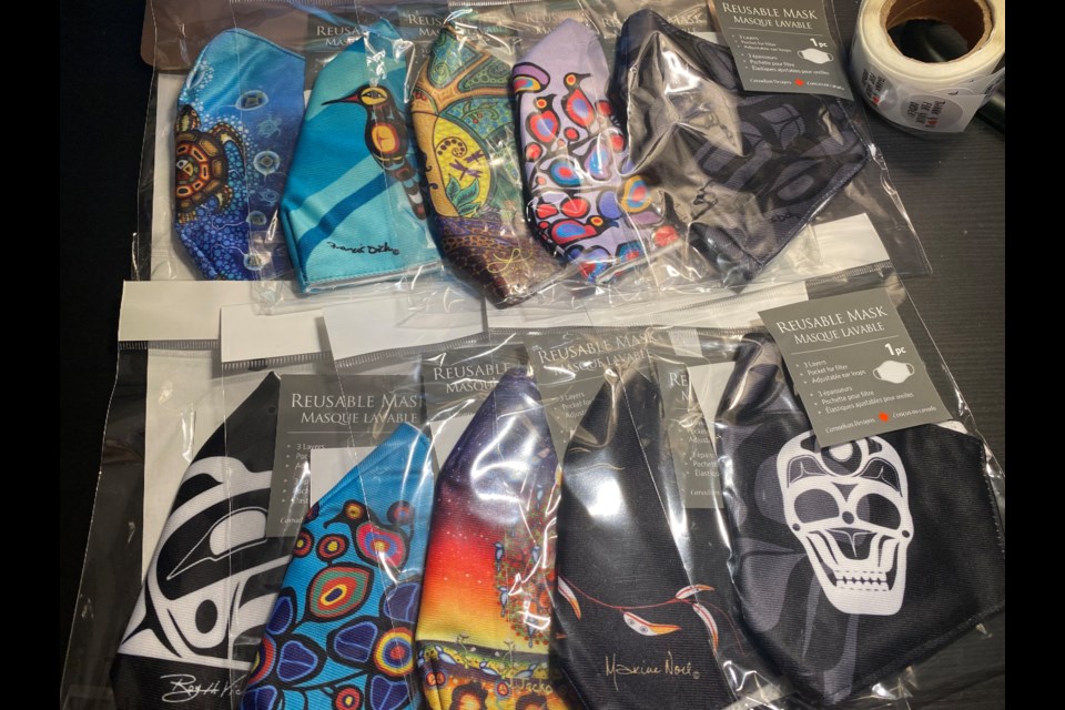 For every mask bought through the Indigenous Face Masks initiative, a similar mask will be sent to an Indigenous youth in one of three communities on the James Bay coast. Supplied photo