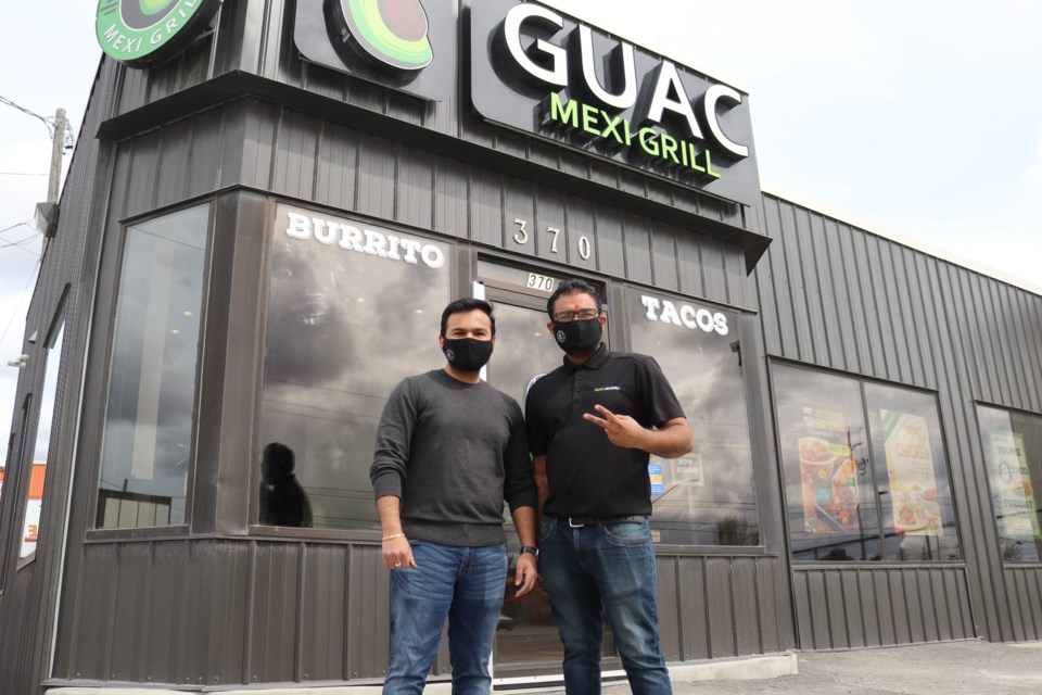 Cousins Sankalp Patel and Akash Patel are opening the Guac Mexi Grill franchise in Timmins.