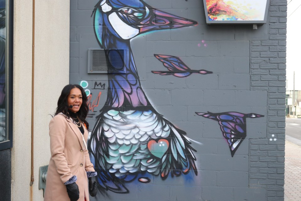 A downtown mural tour led by Coun. Kristin Murray taught some of the history and meaning behind the murals in the city.