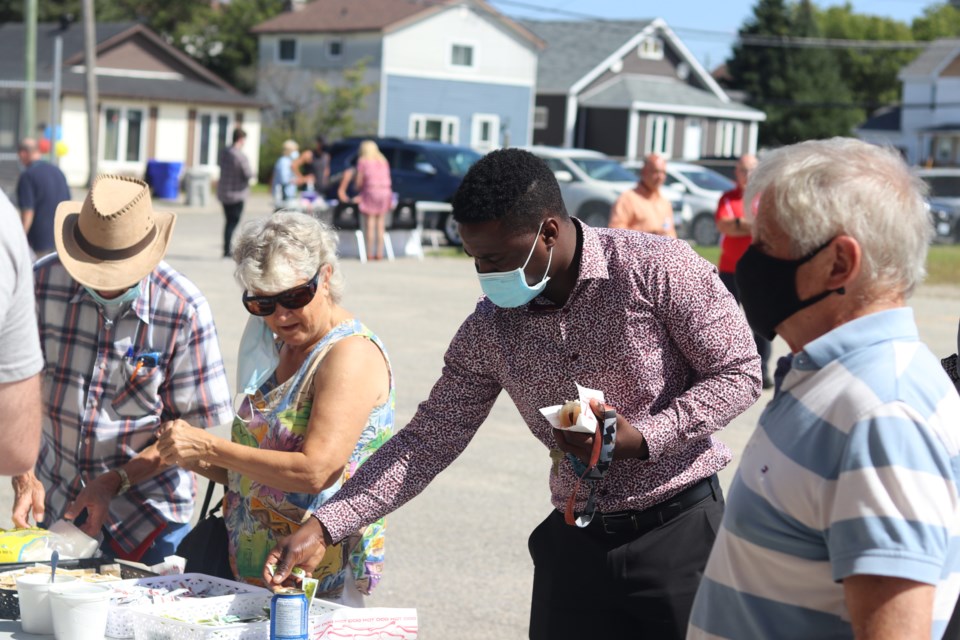 The BBQ was held to highlight newcomers and employers.