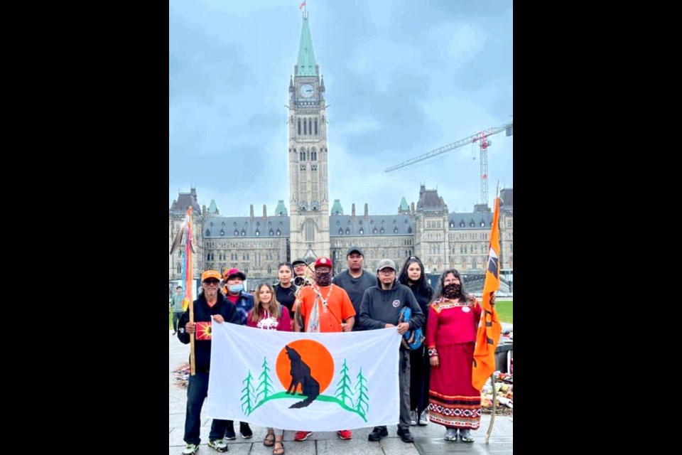 A group, led by a Timmins resident Junior (Gordon) Hookimaw, reached Ottawa on Aug. 29.