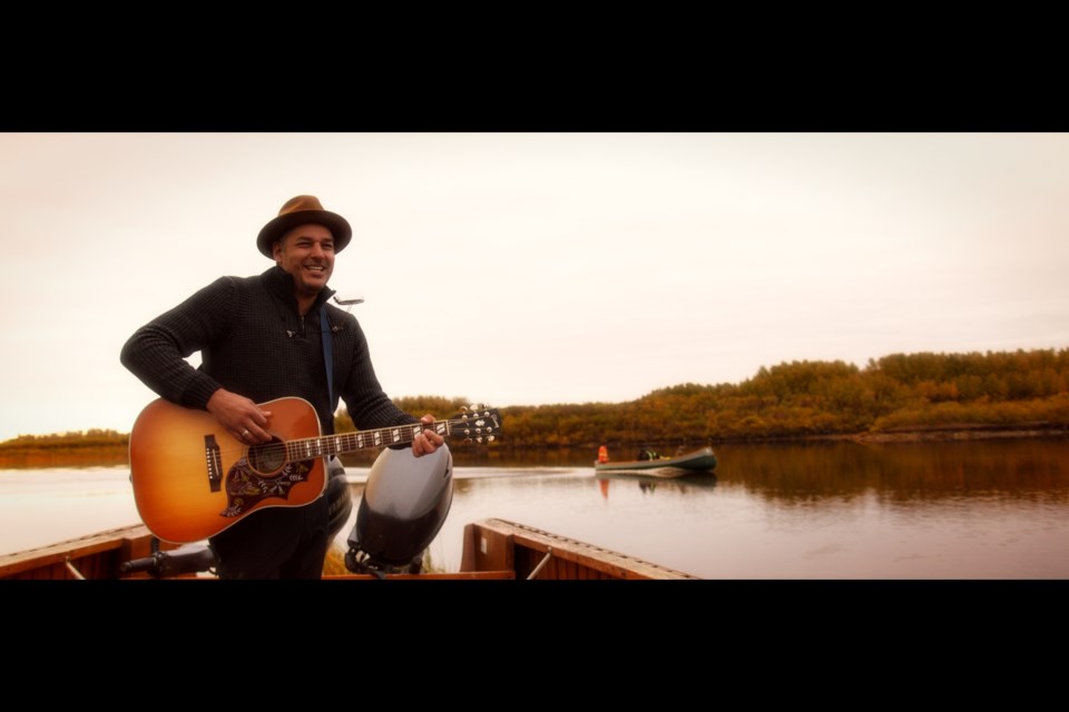 Adrian Sutherland in the Heart of Gold music video.