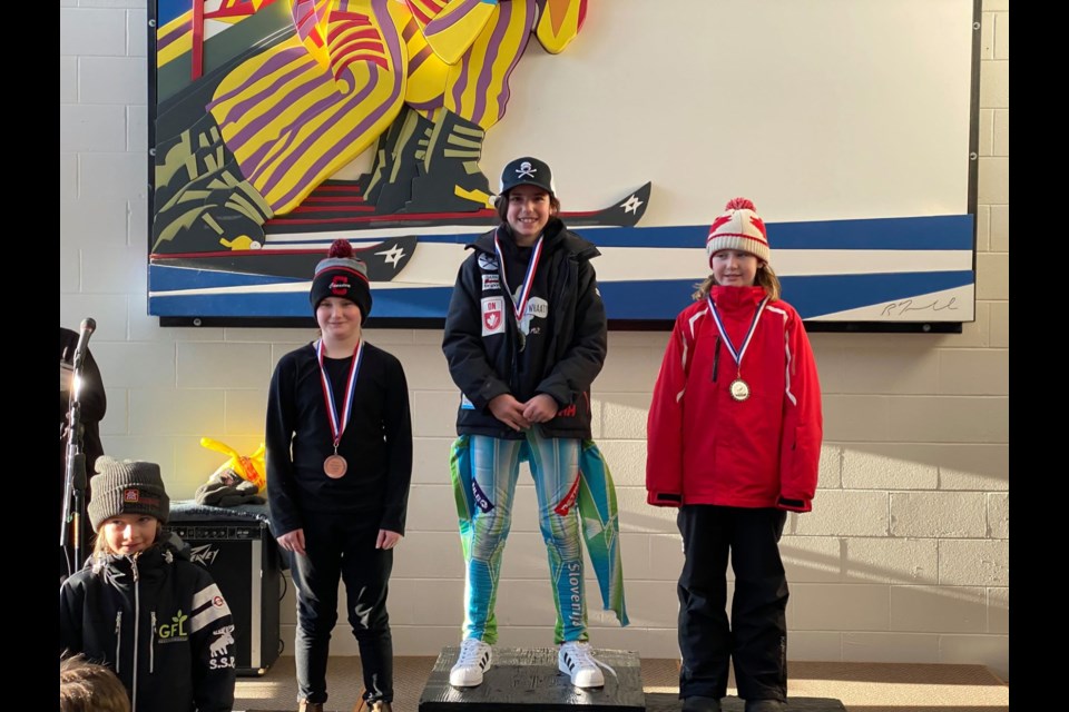 ease
Timmins Ski Racers bring home more hardware after Mt. Antoine race in Mattawa, ON. Supplied photo