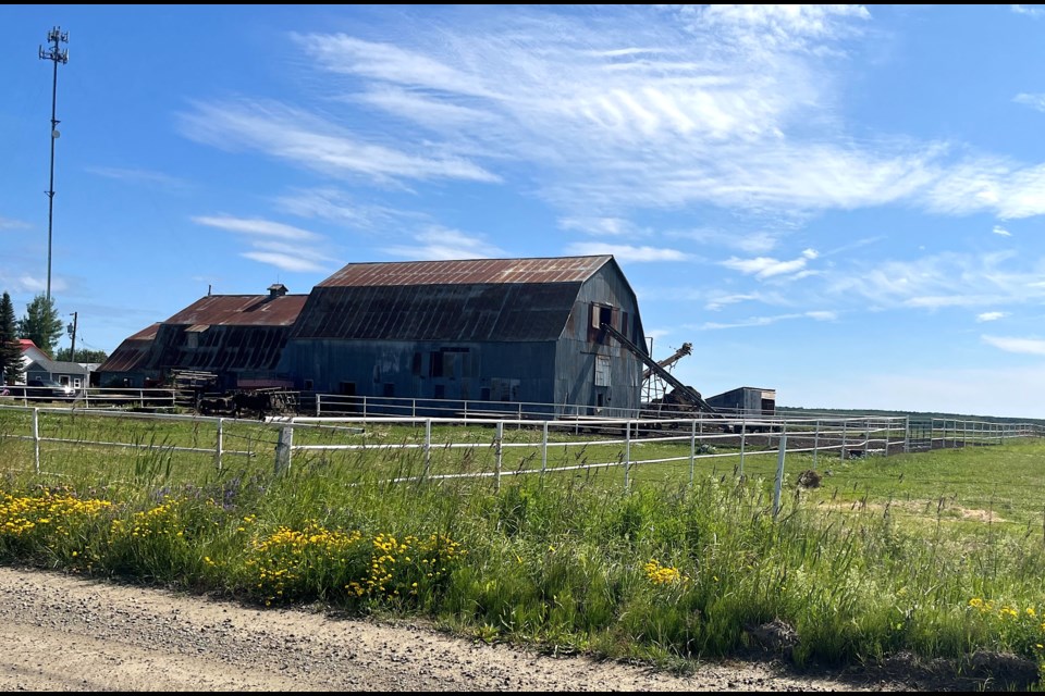 Among the farms in the Timmins region is this operation on Shirley Street.