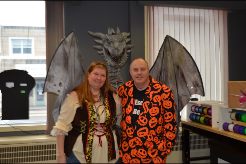 Julie Evans and Marcus Niebler are the owners of Escape From Reality – Timmins, located in the old CIBC building in South Porcupine. The business provides escape rooms to challenge participants, space to play board games and board games and game accessories. Wayne Snider for TimminsToday